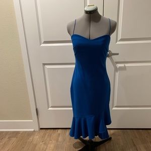 Likely brand (Bloomingdale)  blue midi dress